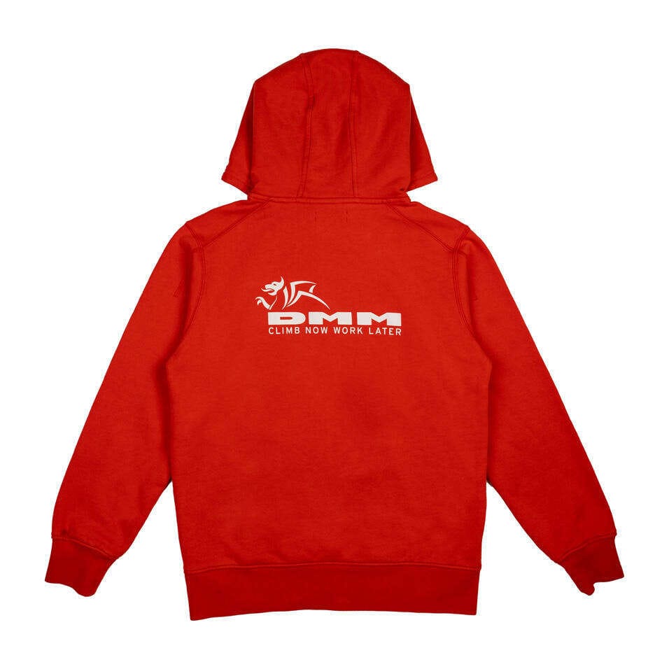 DMM Logo Hoodie Unisex - Red – Molten Lava - Bilde 3