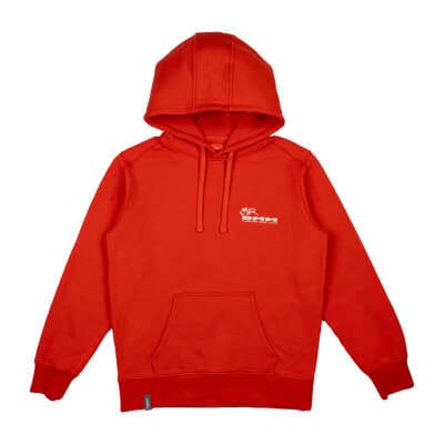 DMM Logo Hoodie Unisex - Red – Molten Lava