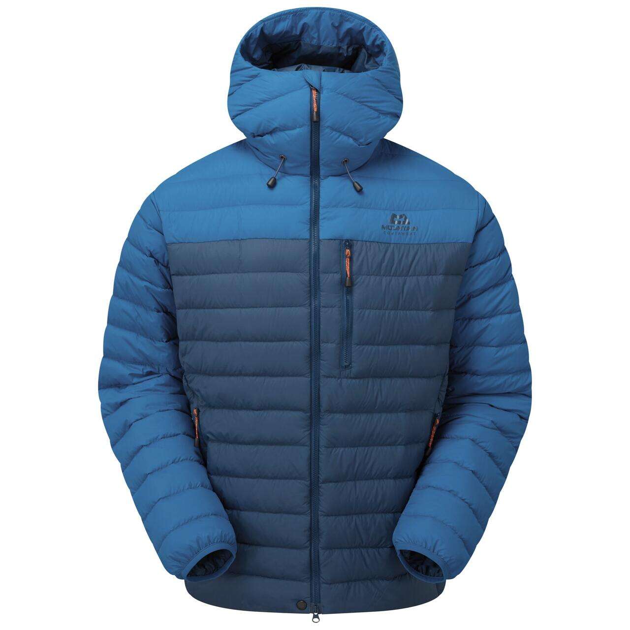 Mountain Equipment Earthrise jakke med hette – herre, Majolica Blue/Mykonos Blue S