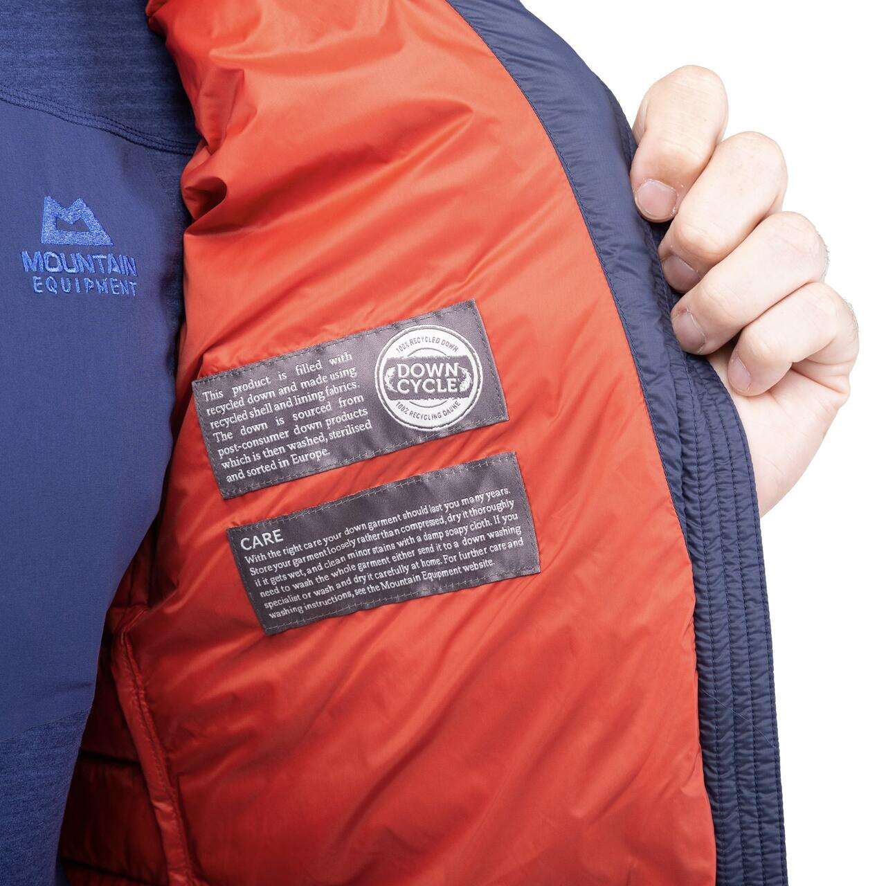 Mountain Equipment Earthrise jakke med hette – herre, Majolica Blue/Mykonos Blue S - Bilde 7