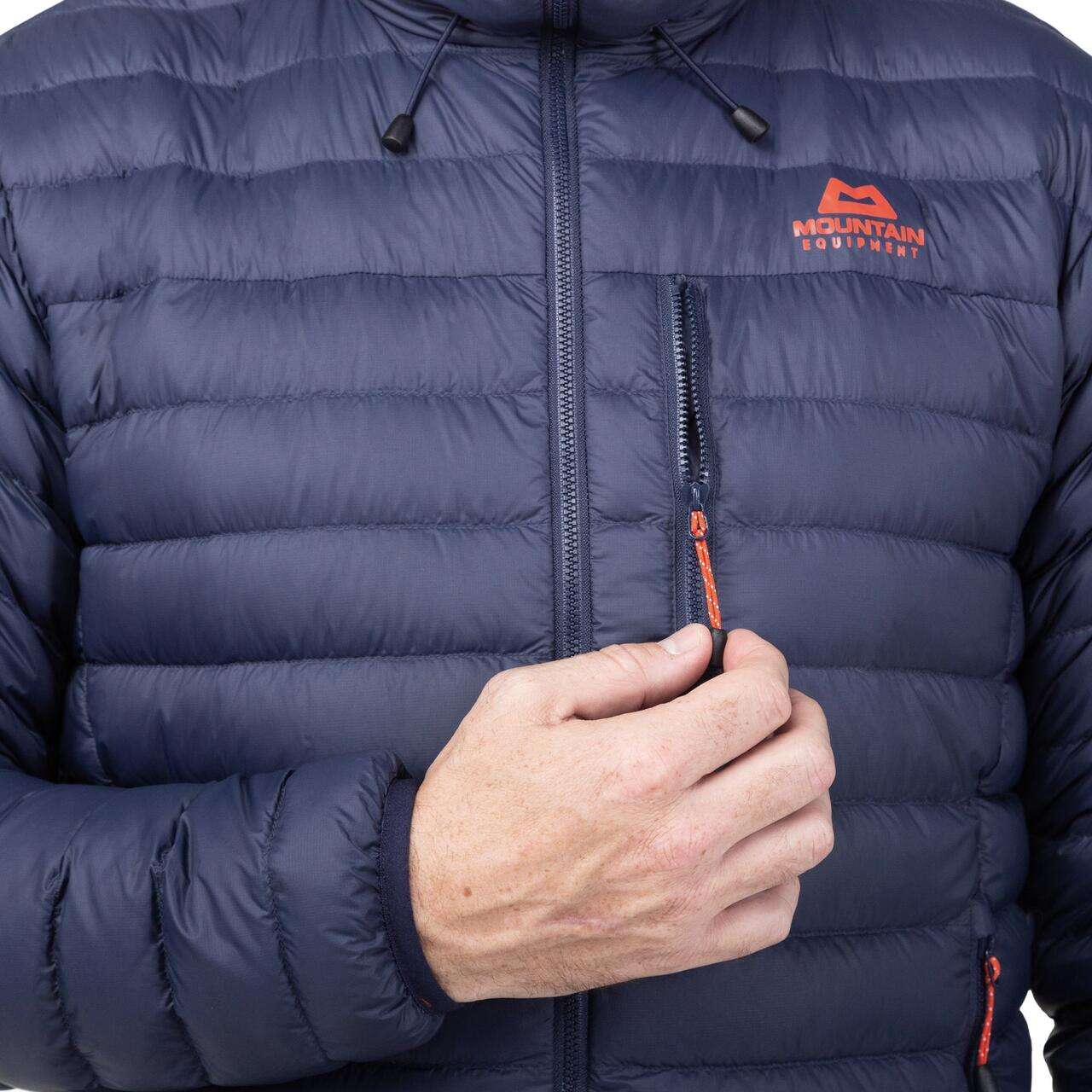 Mountain Equipment Earthrise jakke med hette – herre, Majolica Blue/Mykonos Blue S - Bilde 6