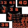 Fox Decal Fork and Shock Kit - red - Bilde 2