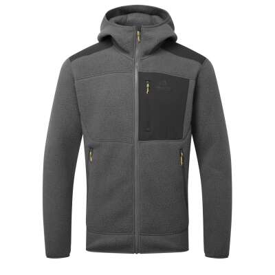 Mountain Equipment Highpile jakke med hette – herre, Anvil Grey - Anvil Grey/Black