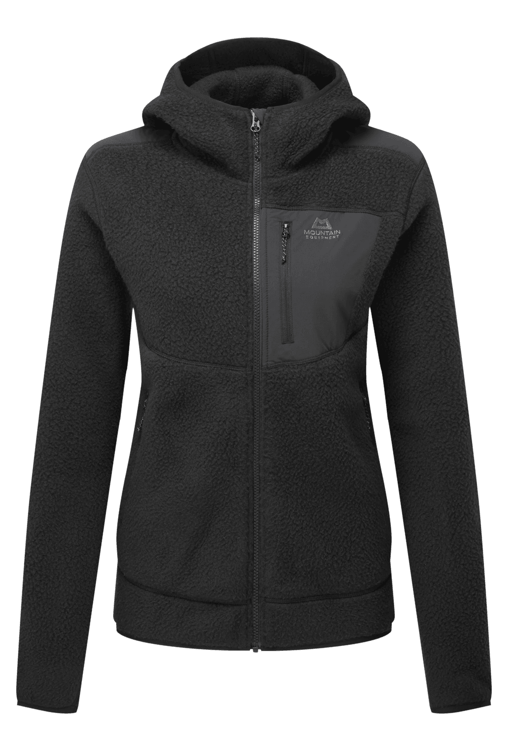 Mountain Equipment Highpile jakke med hette – dame, Black