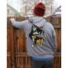 King Cage Hoodie - brick