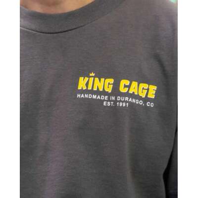 King Cage Short Sleeve T-Shirt - charcoal