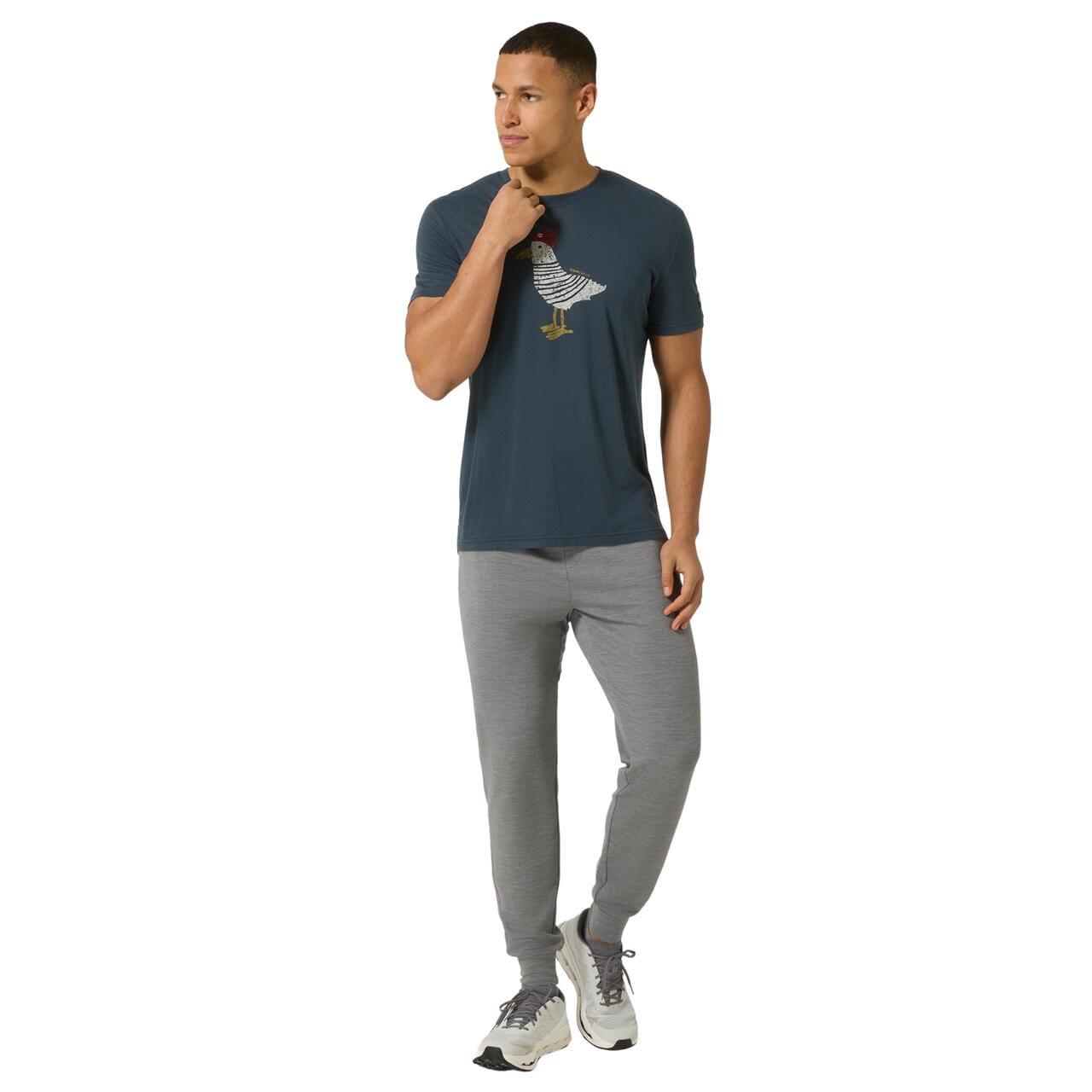 Super Natural M Johnny Tee - Blueberry/Various - Bilde 4