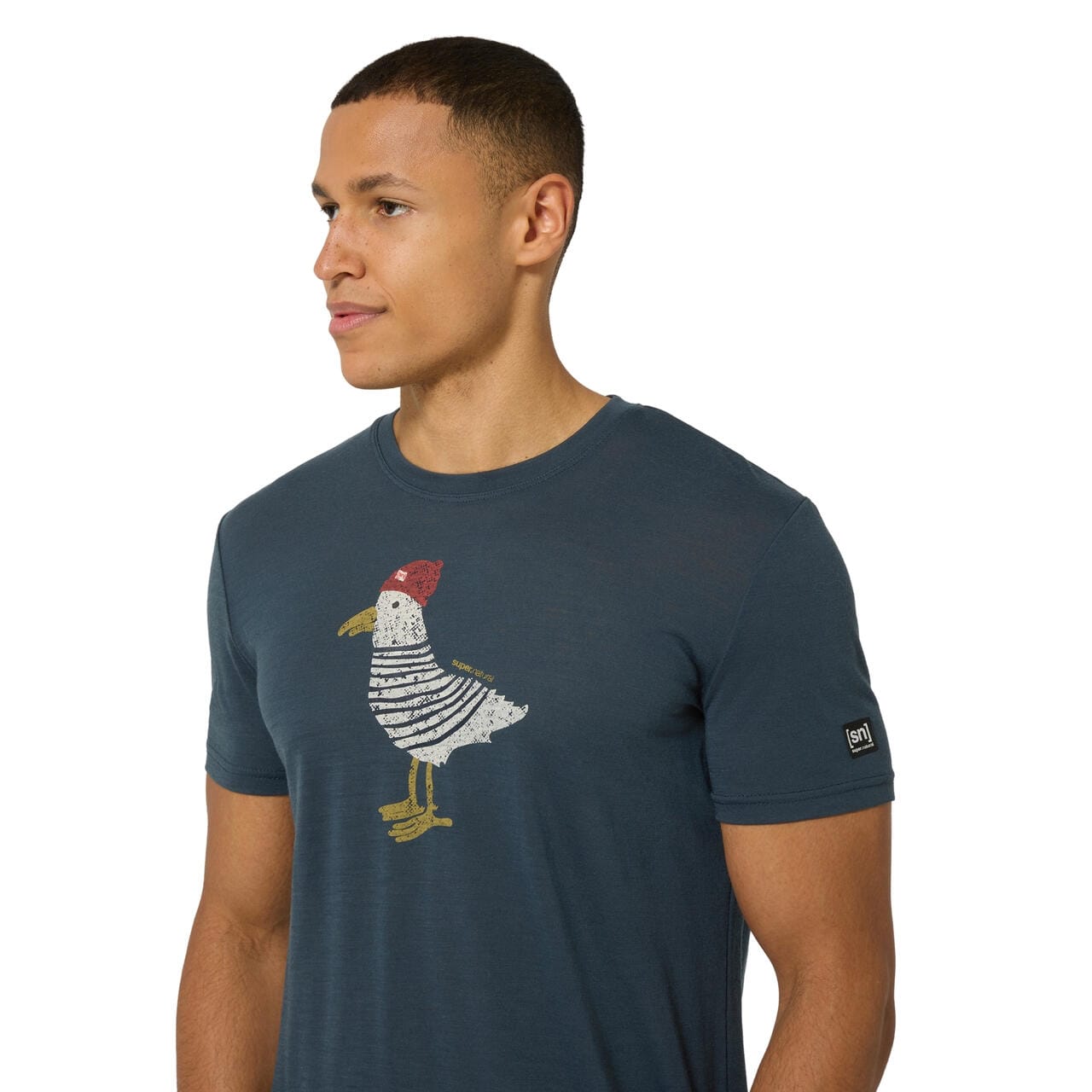 Super Natural M Johnny Tee - Blueberry/Various - Bilde 5