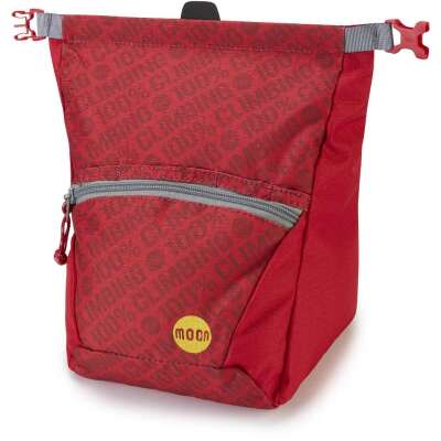 Moon Bouldering Chalk Bag - 100% True Red