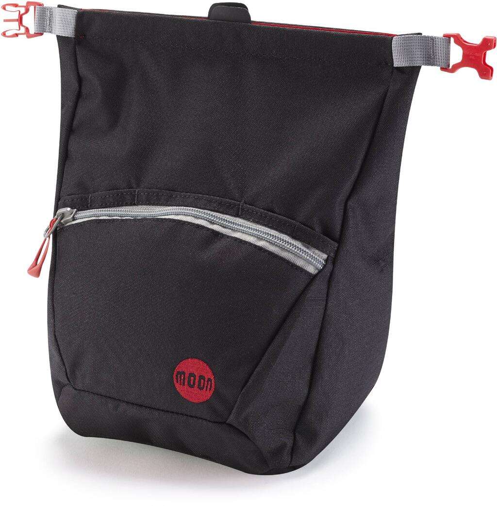 Moon Bouldering Chalk Bag - jet black