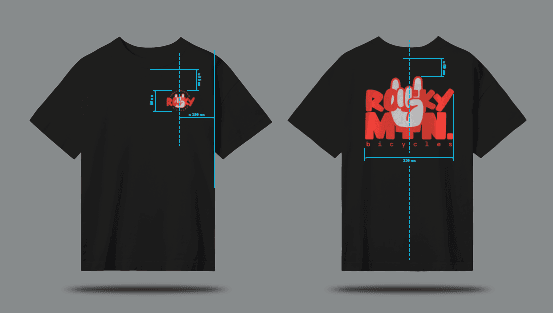 Rocky Mountain Hell Yeah T-Shirt - black