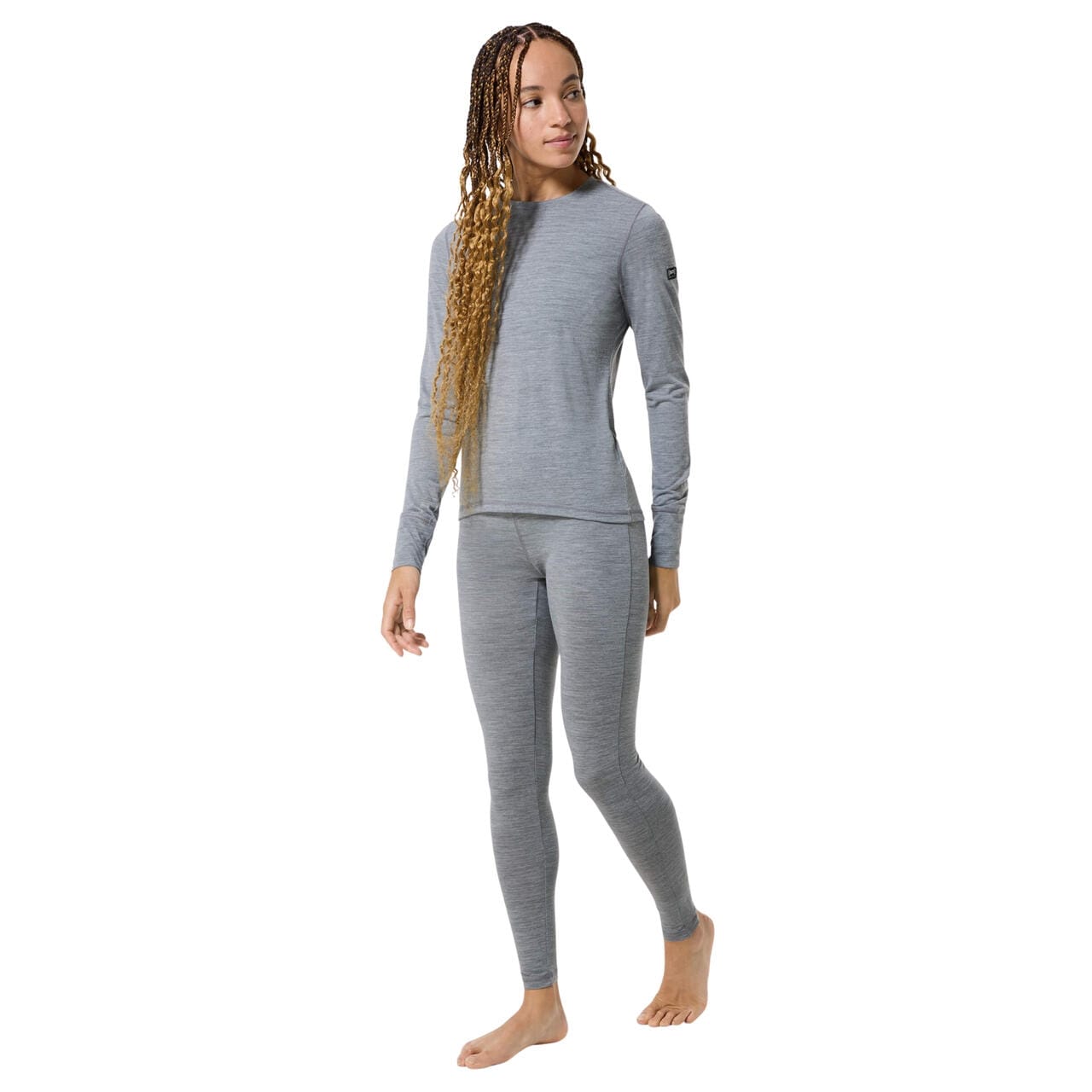 Super Natural W Tundra175 Ls - Cashmere Grey Melange - Bilde 3