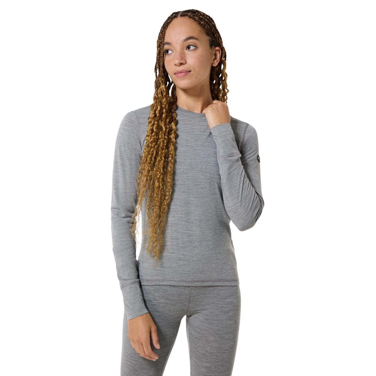 Super Natural W Tundra175 Ls - Cashmere Grey Melange - Bilde 4