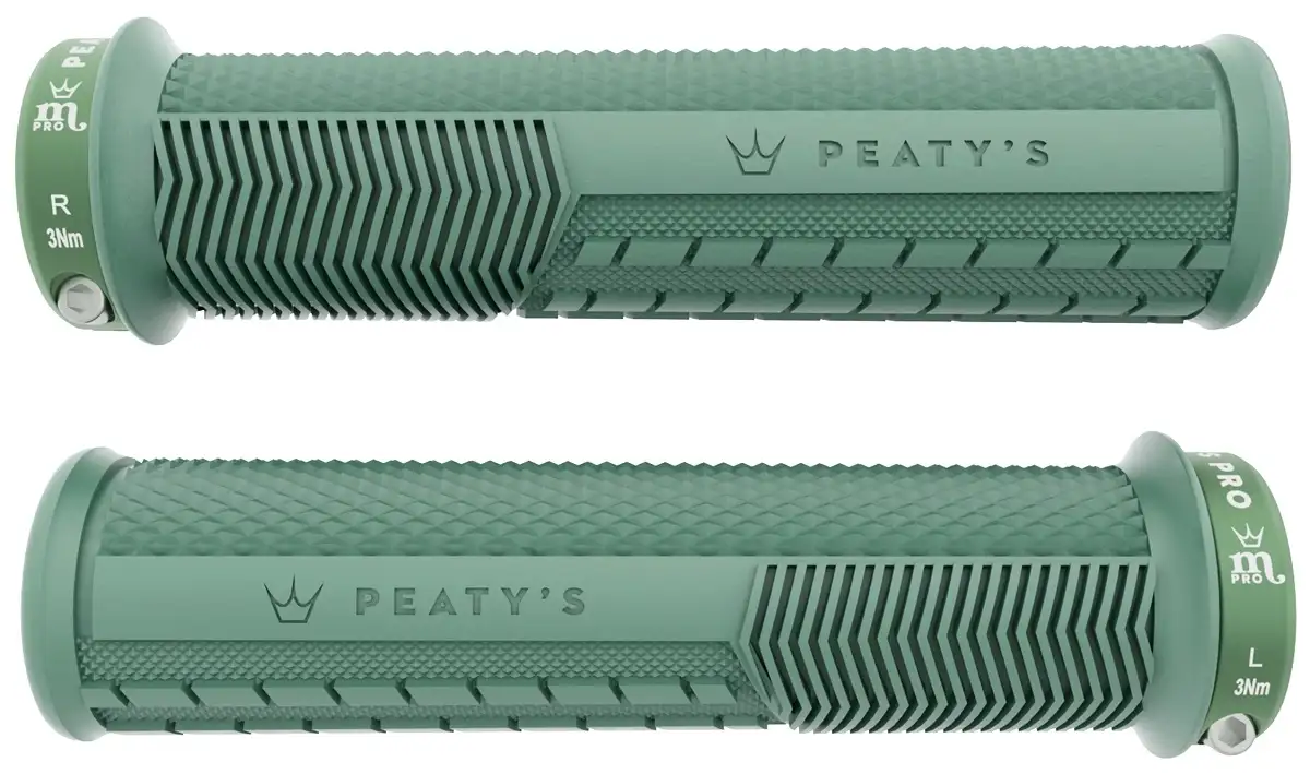 Peaty's Monarch Pro Grip Knurl – Thick - Sage