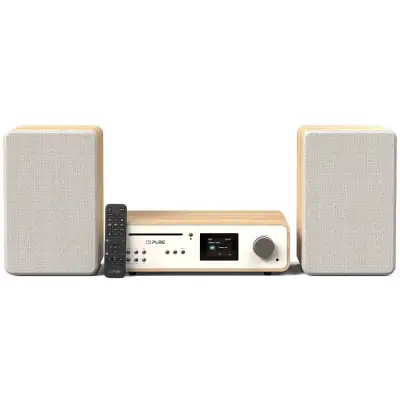 Pure Classic Stereo – Cotton White/Oak