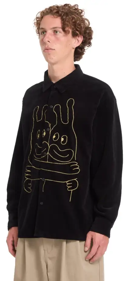 Volcom FA Ozzy Cord LS – Black - Bilde 6