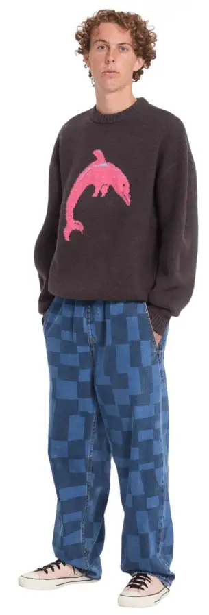 Volcom FA Ozzy Sweater Dolphin – Purple - Bilde 4