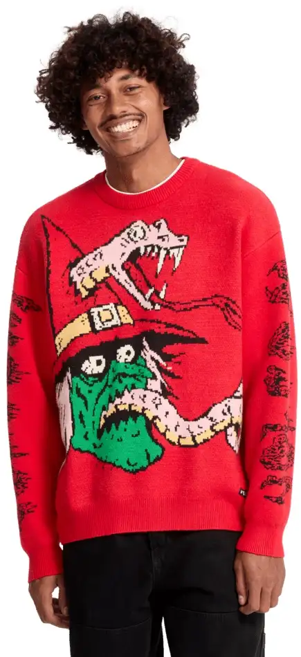 Volcom JJ Villard Sweater – Red