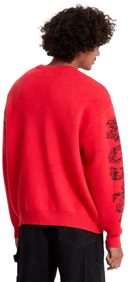 Volcom JJ Villard Sweater – Red - Bilde 2