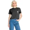 Volcom Dial Crop Tee – White