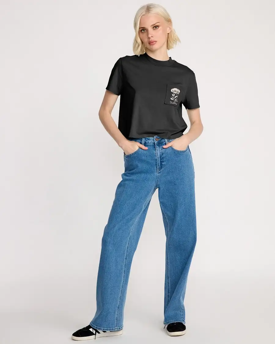 Volcom Pocket Dial Tee – Black - Bilde 5