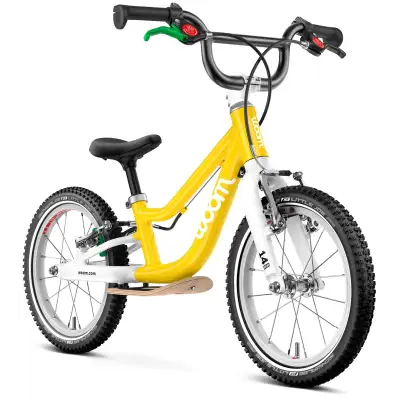 Woom Go 1 Plus 14" – 4,45kg, 3-4,5 år, 95-110cm, Green