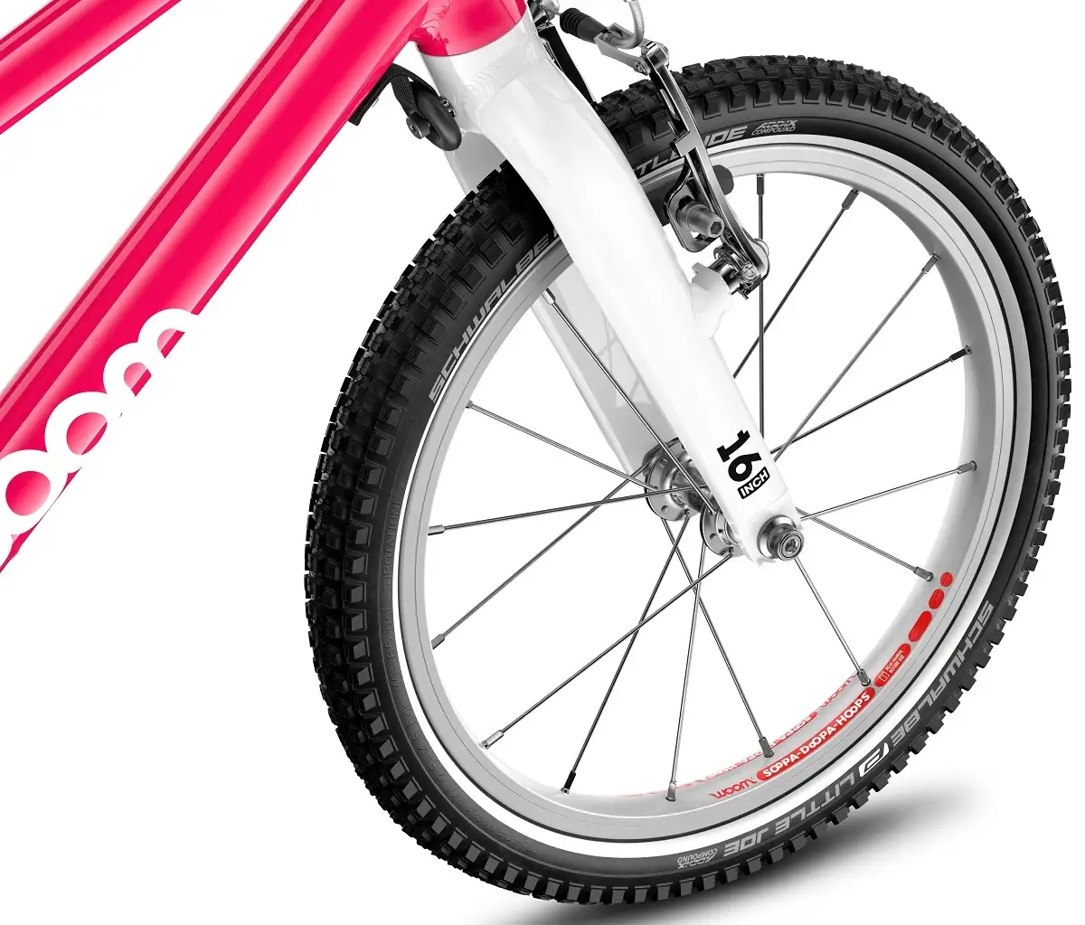 Woom Go 3 16" Hot Pink - Bilde 8